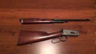 Winchester Model 55 Takedown Rifle CloseUp [upl. by Arikaahs]