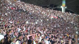 Wir sind Weltmeister  Public Viewing im Olympiastadion München [upl. by Yssep]