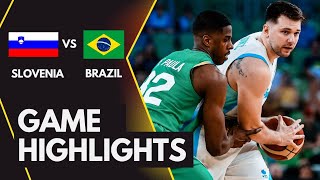 SLOVENIA VS BRAZIL  Basketball Friendly Game  Full Highlights  Jun 282024 [upl. by Johen]