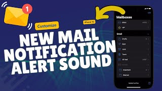 How to ChangeSet A New Mail Notification Alert Sound on iPhone 16 [upl. by Nylear882]