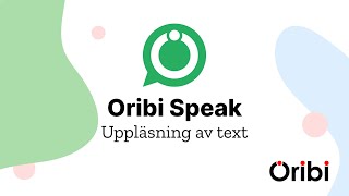 Oribi Speak Uppläsning av text [upl. by Aihpled]