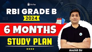 RBI Grade B Syllabus Strategy  6 Months Study Plan To Crack RBI Manager 2024  EduTap RBI Grade B [upl. by Lebasy]