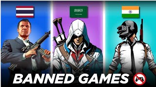 Banned Games From Different Countries  Gaming  FaceOffFury🔰 [upl. by Socha]