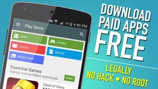 How to download paid AppsGames for free on any Android Phone No Root Required [upl. by Idnak]