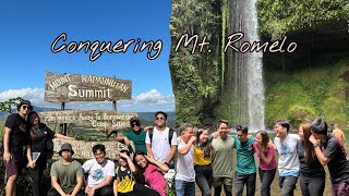 Vlog 13  Conquering Mt Romelo  Buruwisan Falls [upl. by Wennerholn]