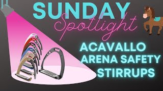 ACAVALLO ARENA STIRRUPS  Spotlight Sunday on these AluPro safety stirrups [upl. by Annaitat]