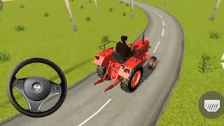 Mahindra tractor kartoon fully mitti Loding with tochan Loding trolley with Eicher tractor tractor [upl. by Caraviello]