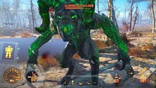 Killing Glowing Deathclaw with help from Brotherhood of Steel Fallout 4 [upl. by Jessamine]