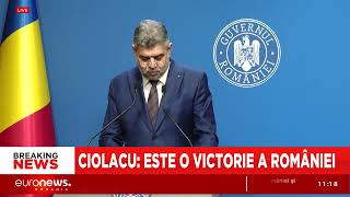 Ciolacu după anunțul privind intrarea oficială a României în Schengen „Este o decizie istorică” [upl. by Elayne]