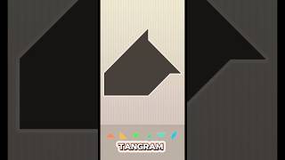 Tangram short videoshort tangram short shortvideo funstation games asmr classic fun art [upl. by Yrbua916]