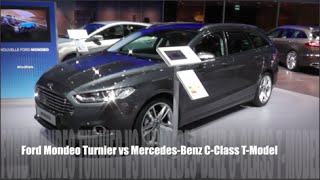 Ford Mondeo Turnier 2015 vs MercedesBenz CClass TModel 2015 [upl. by Livesay]