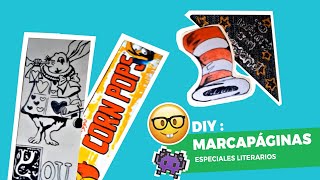 DIY Cómo hacer separadores y marcapáginas personalizados para libros  GeekMarloz [upl. by Kappenne]