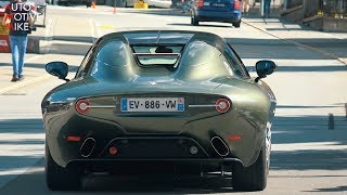 Alfa Romeo Disco Volante V8 Sound in the Swiss Alps [upl. by Nnylesor]