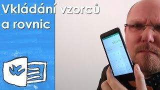 VideoTip JL  Vkládání vzorců a rovnic  Knet [upl. by Lihas]