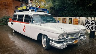 A guided tour around an Ecto 1 replica from Ghostbusters [upl. by Afrika87]