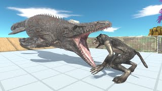 Mosasaurus Death Run  Animal Revolt Battle Simulator [upl. by Drusi]