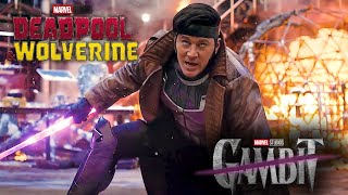 Gambit in Deadpool amp Wolverine  All Powers amp Fights Scenes  Channing Tatum [upl. by Arelc90]