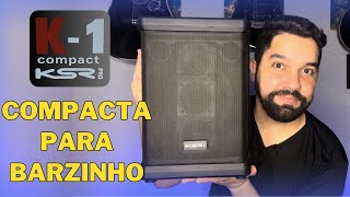 CAIXA ATIVA PARA BARZINHO  KSR PRO K1 COMPACT [upl. by Ajaj]