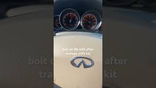 transgo shift kit infiniti M35 bolt on cars vq automobile fypシ゚viral [upl. by Nrol24]