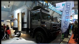 Bimobil EX 435 Expedition Offroad Camper vehicle RV MB Unimog U 4023 walkaround and interior K0333 [upl. by Tra173]