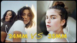 24mm vs 35mm for Portraits  Cinematic Shootout [upl. by Filia]