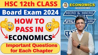 Economics  Important Questions for 12th Board Exams 2024  HSC  Class 12th  Hemal Sir [upl. by Ambrosane]