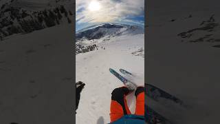 FRESH POWDER at Mineral Basin ROPE DROP skiing powder powdersnow ski snow snowbird [upl. by Aissak]