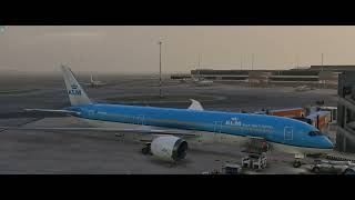 MSFS2020  Boeing 7879  KLM675   Schiphol  EHAM   Edmonton Intl  CYEG [upl. by Alysa]