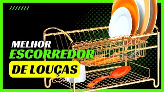 Melhor Escorredor de Louças do Mercado em Inox Plástico e Bambu [upl. by Nyad]