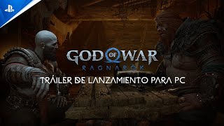 God of War Ragnarök  Tráiler de lanzamiento para PC [upl. by Chancellor458]