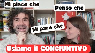 Conversazione Naturale in Italiano il CONGIUNTIVO Advanced Real Italian Conversation SUB ITA [upl. by Yzus]