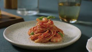 Barilla  Basilico Soslu ve Karidesli Spaghetti [upl. by Dorwin950]