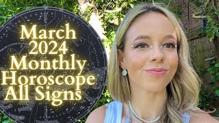 MARCH 2024 HOROSCOPE All Signs Eclipse Season is Back amp Venus in Pisces Sweetens the Deal [upl. by Ives505]