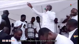 Sofo Adom KyeiDuah himself takes over the mic at his dads funeral in Vakpo [upl. by Lexine]