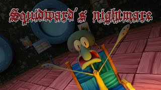 Squidwards nightmare 😱😱 spongebob halloween [upl. by Attenor]