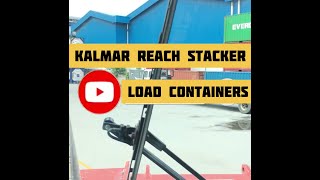 Containers Handling Reach Stacker Kalmar [upl. by Nedia]