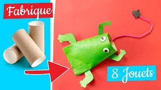 8 activités DIY rouleaux papier toilette [upl. by Atteuqahs]