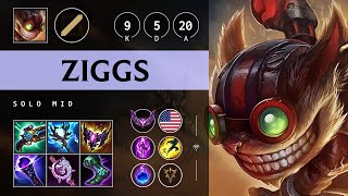 Ziggs Mid vs Akshan Rampage  NA Master Patch 1419 [upl. by Sabra]