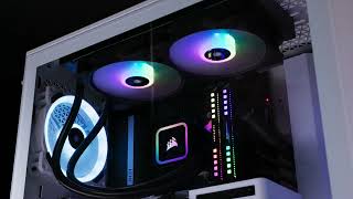 How to Install CORSAIR RGB ELITE Series Liquid CPU Coolers [upl. by Oniuqa82]