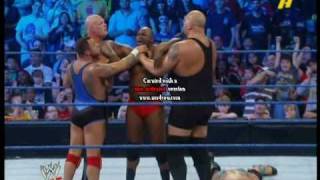 TRIPLE CHOKESLAMmust watchHD [upl. by Recneps]