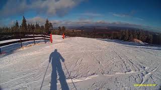 Oberwiesenthal Skiabfahrt am Fichtelberg  Abfahrt Himmelsleiter P10 [upl. by Edivad]