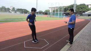 Hexagon Agility Test 1 MOV [upl. by Mendoza]