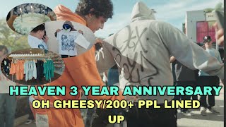 HEAVEN 3 YEAR ANNIVERSARY WE DID A COLLAB WITH OHGEESY 200 PPL LINED UP [upl. by Wells]