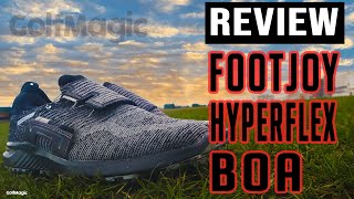 FootJoy HyperFlex BOA Golf Shoe Review 2021  GolfMagiccom [upl. by Aitital]