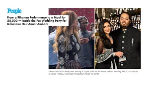 Indian billionaire heir Anant Ambani hosts extravagant threeday prewedding party • FRANCE 24 [upl. by Photima]