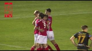 Goal Jonathan Lunney vs Dundalk 25102016 [upl. by Nnanerak]