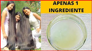 😱APENAS 1 INGREDIENTE QUE TIENES EN TU COCINA Y EL CABELLO CRECE LARGO SIN CAÍDA Y FUERTE [upl. by Oitaroh]