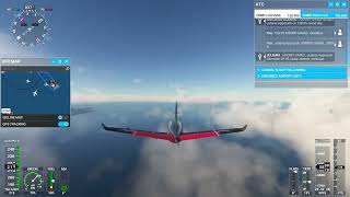 Flying from Saba Airport to Gustaf III Airport in a Daher TBM 930  Microsoft Flight Simulator [upl. by Akinirt]