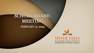 SFSD School Board Meeting February 12 2024 [upl. by Jeu86]