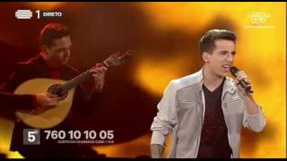 Fernando Daniel  Poema a Dois  Final  Festival da Canção 2017  RTP [upl. by Jane]